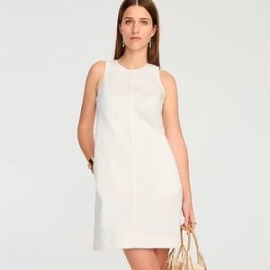 JCrew Denim white dress